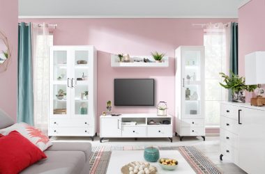 Nowoczesny design - witryny do salonu